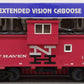 USA Trains R12107 G New Haven Extended Vision Caboose #C-543 (Metal Wheels) VG/Box