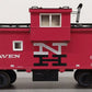 USA Trains R12107 G New Haven Extended Vision Caboose #C-543 (Metal Wheels) VG/Box
