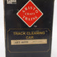 Aristo-Craft 46950 G Track Maint. Service Car/Track Cleaning Car - Metal Wheels VG/Box