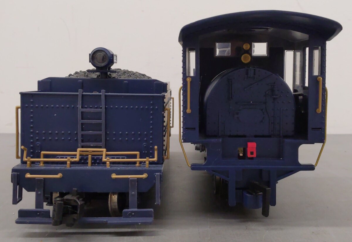 Bachmann 1332 G B&O Royal Blue Line 4-6-0 Steam Locomotive and Tender #1332 VG
