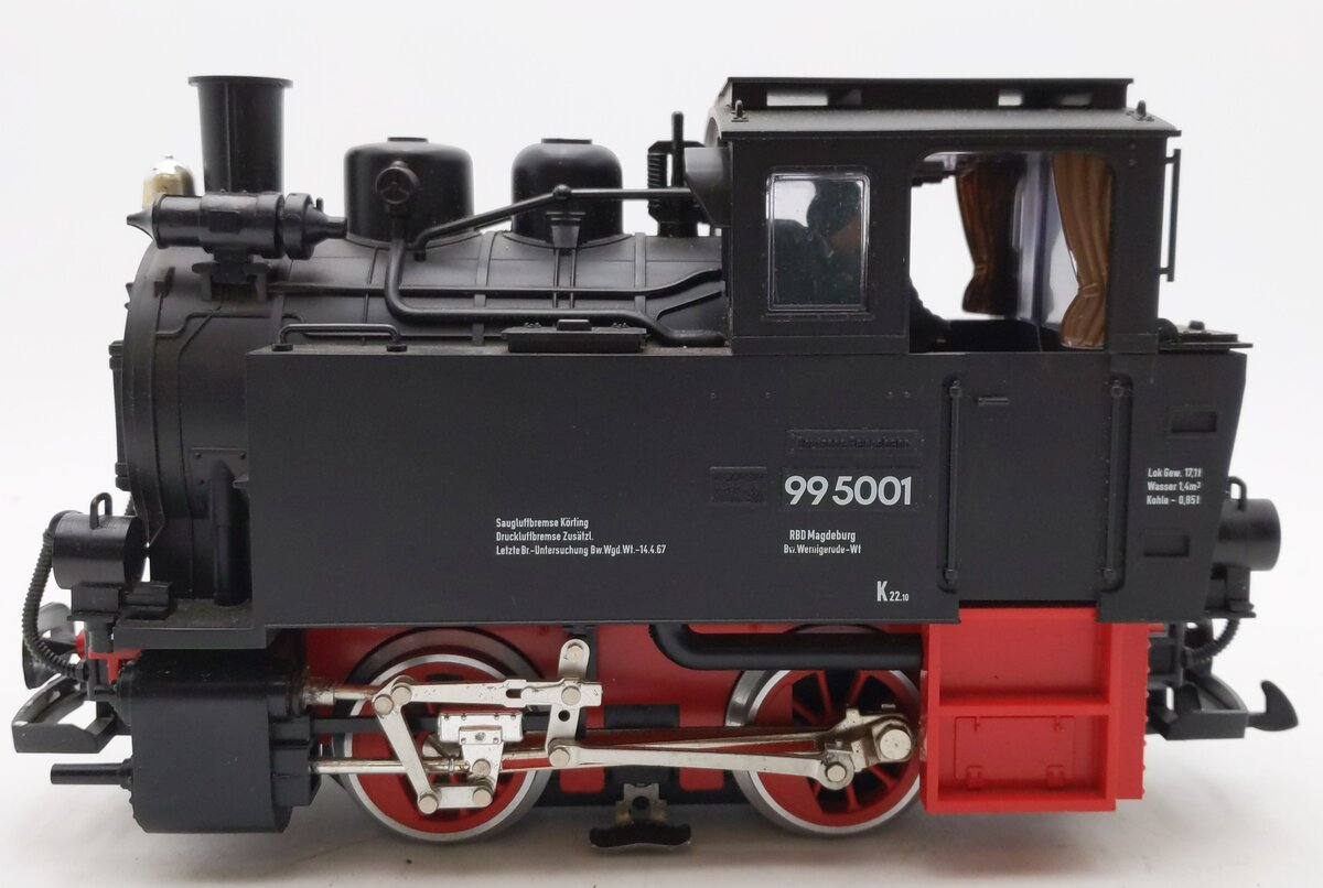 LGB 2076D G Scale Deutsche Reichsbahn Steam Locomotive #995001 EX