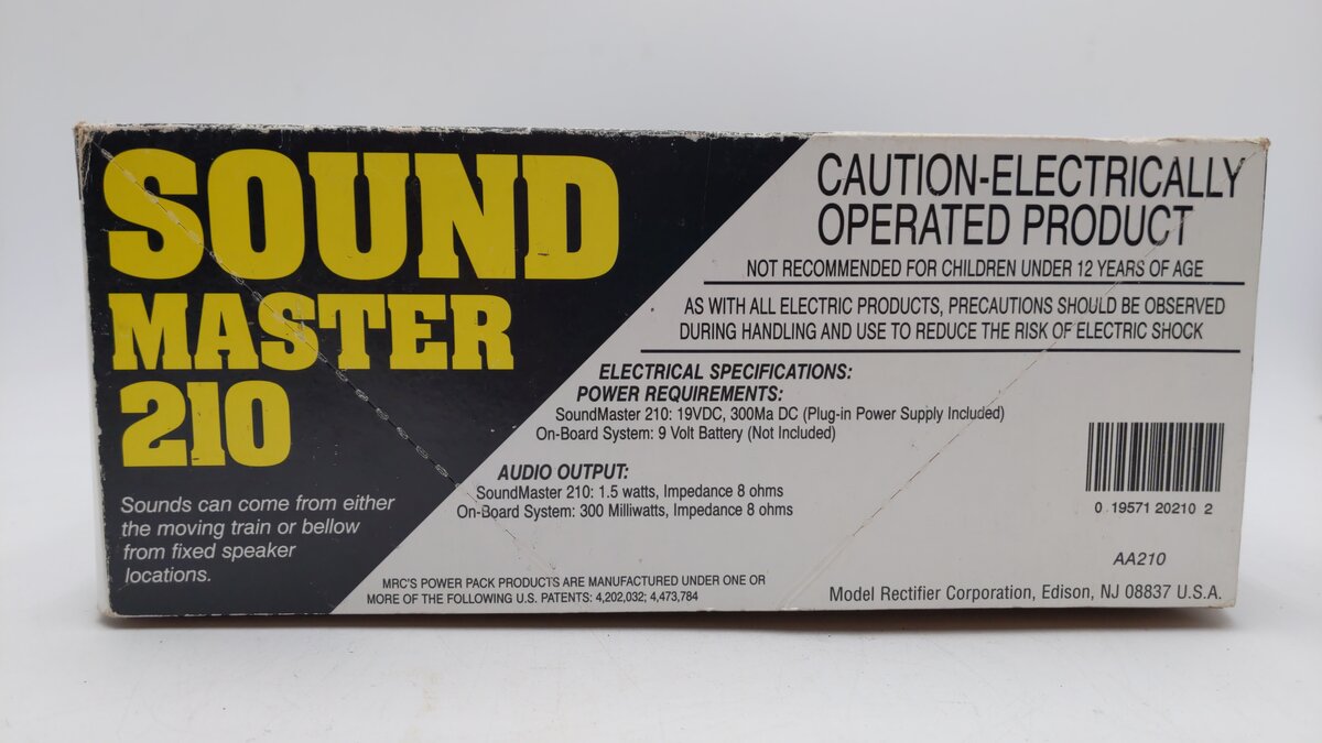 MRC AA210 Sound Master 210 Sound Machine EX/Box