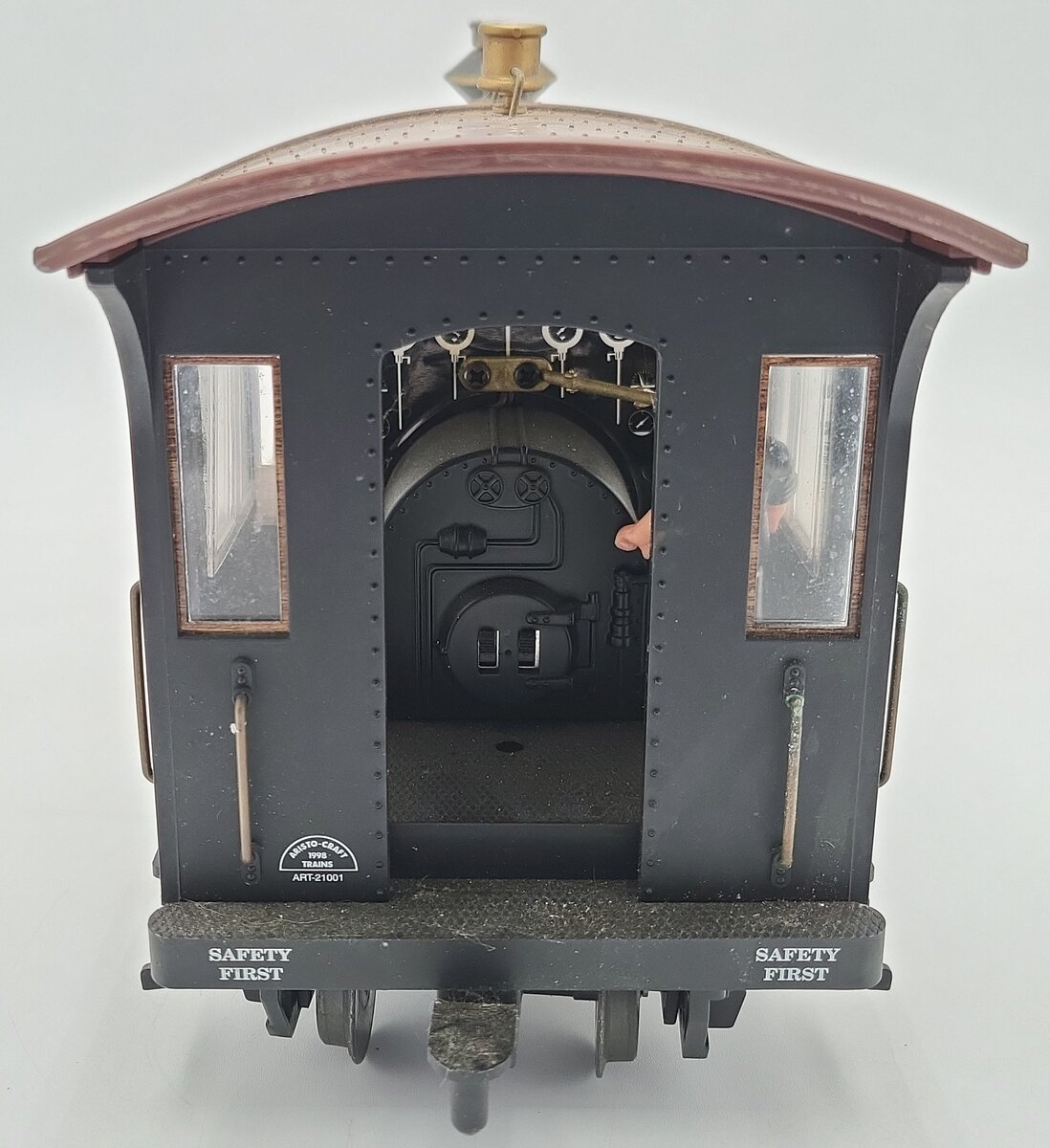 Aristo-Craft 21001 G Scale Pennsylvania Railroad Rogers 2-4-2 Steam Locomotive/Box