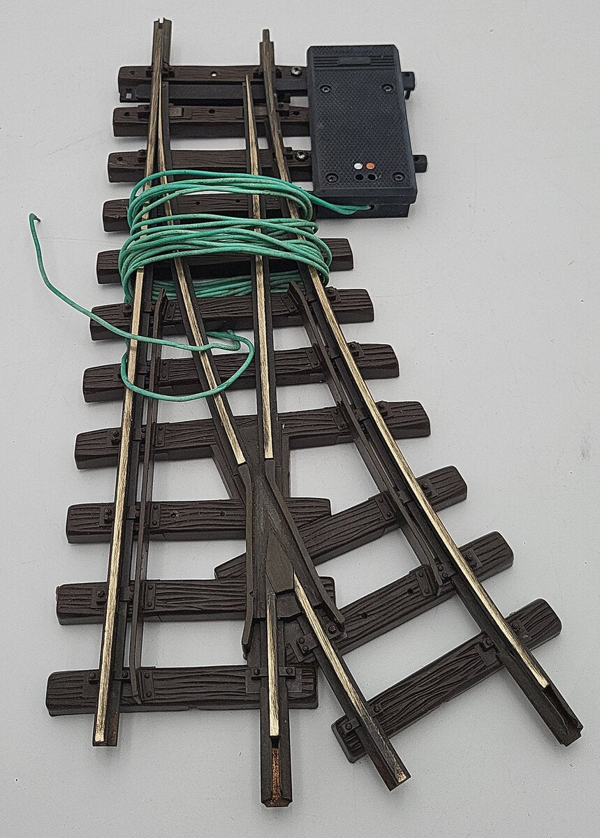 LGB 1210 G Gauge R1 Left Hand Electric Switch Turnout VG