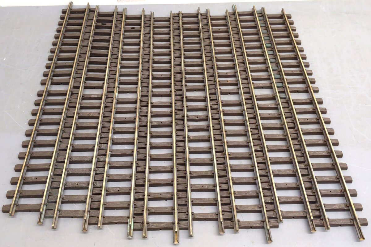 LGB 1000 G Scale 12 Inch Straight Track Sections (8) VG