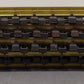USA Trains R81700 G 10' Diameter Curved Track- Solid Brass Rail (8) EX
