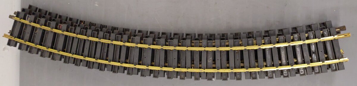 USA Trains R81700 G 10' Diameter Curved Track- Solid Brass Rail (8) EX