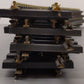USA Trains R81700 G 10' Diameter Curved Track- Solid Brass Rail (8) EX
