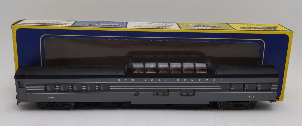 AHM HO 6505-18 New York Central 85' Vistadome Coach #405 EX/Box