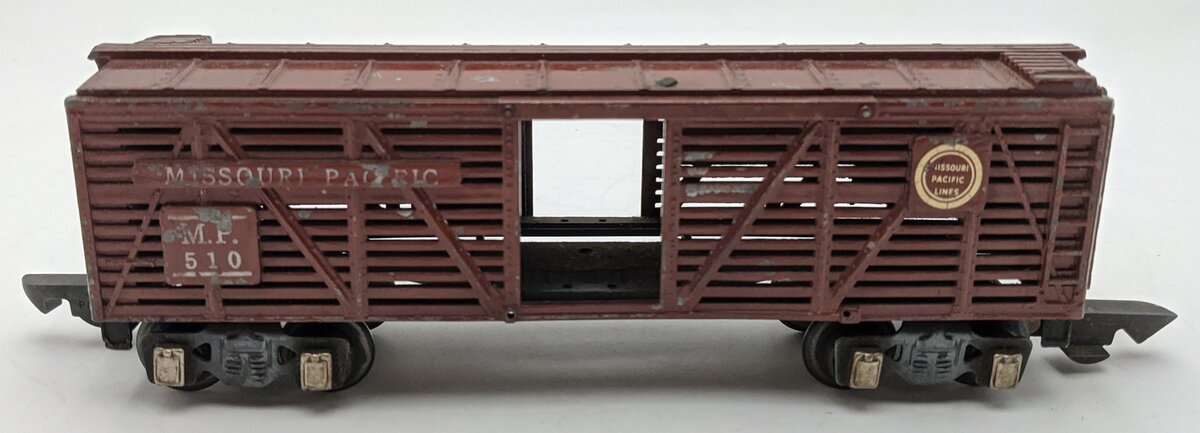 American Flyer 510 Vintage O Gauge Missouri Pacific Diecast Cattle Car