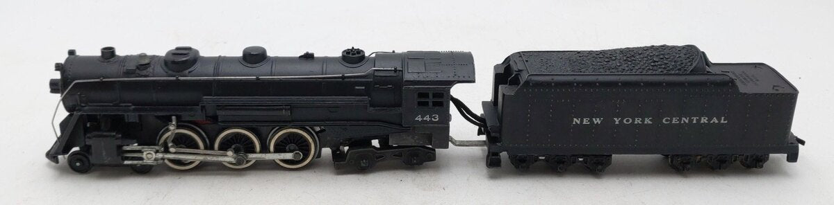 American Flyer 443 HO Scale New York Central J3a Hudson 4-6-4 W/ 12 Wheel Tender VG