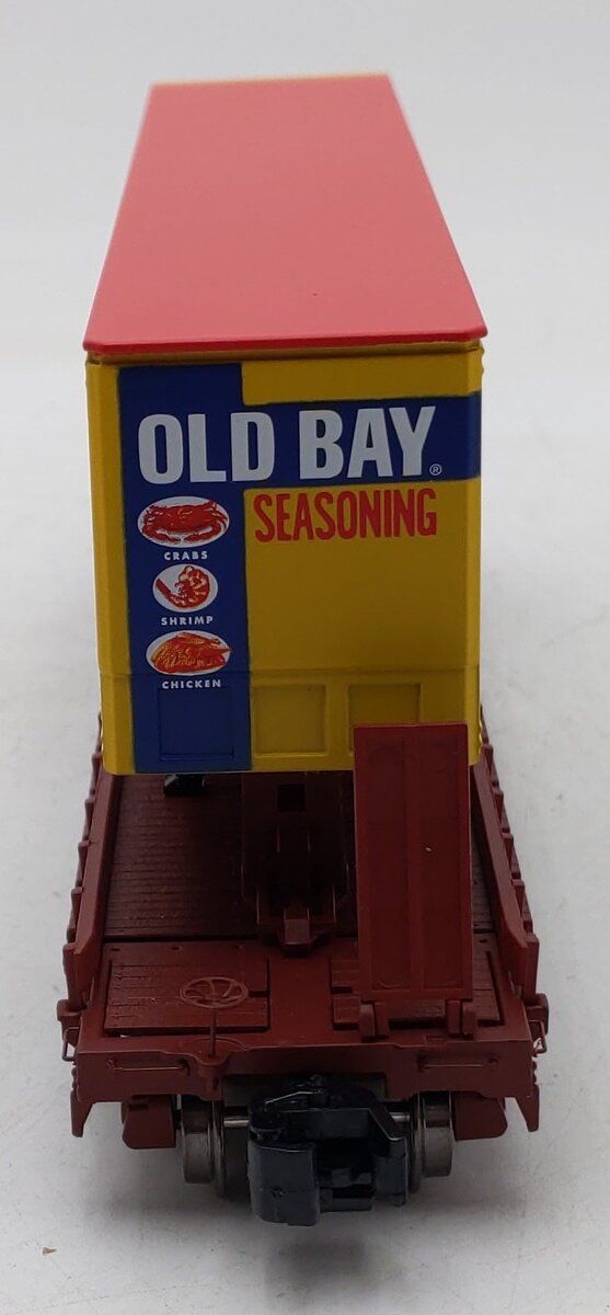 MTH 35-76034 S Western Maryland Flat Car w/45' Trailer #1889 NIB