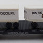 Portlines Hobbies 1440 S Scale NCCX Flatcar w/ Baker's Chocolate Trailers EX/Box