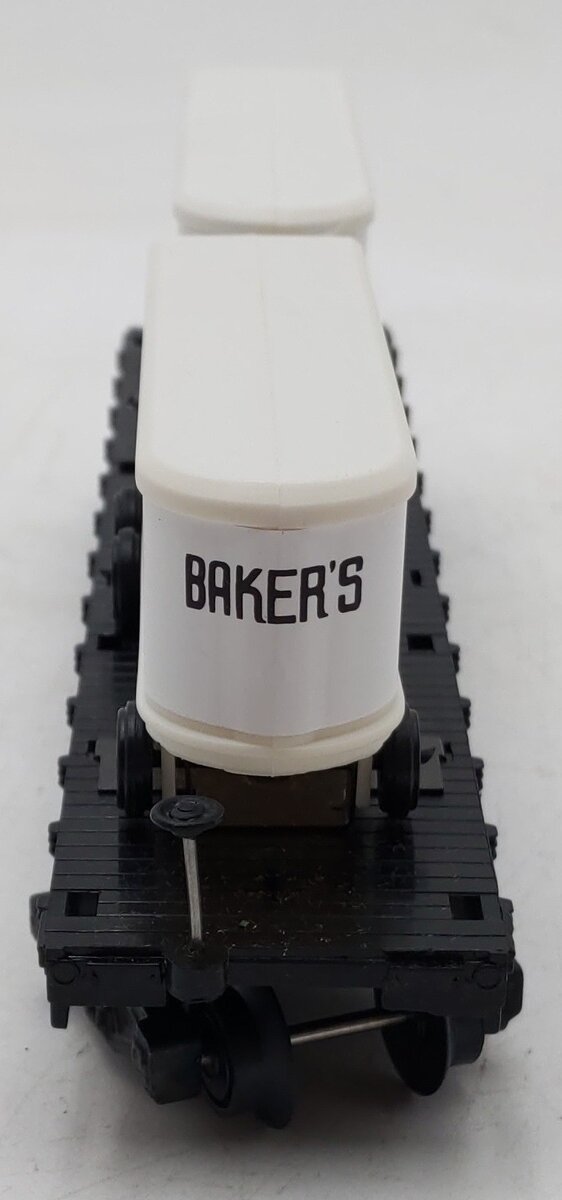 Portlines Hobbies 1440 S Scale NCCX Flatcar w/ Baker's Chocolate Trailers EX/Box