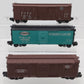 S-Helper 00350 S Gauge New York Central Freight Car Set (Set Of 3) EX/Box