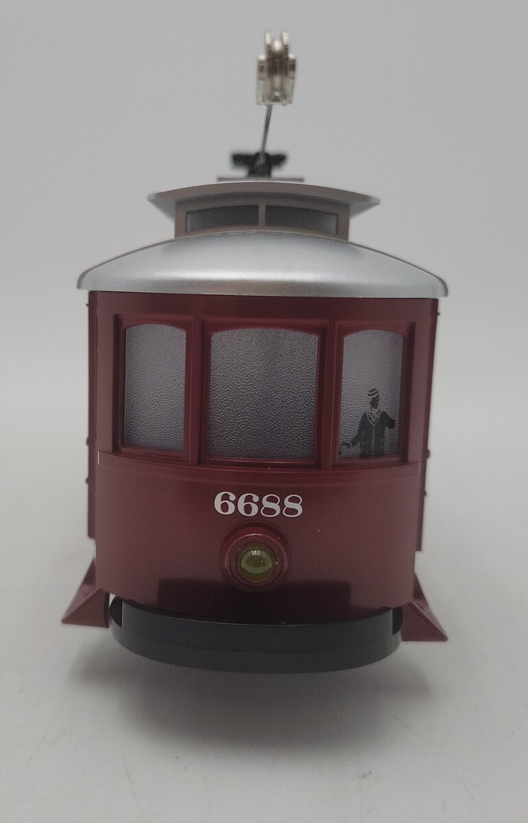MTH 30-2596 O Gauge New York Transit Authority Bump-n-Go Trolley #6688 LN/Box