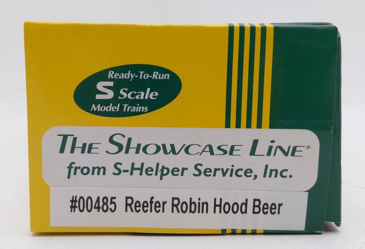 S-Helper 00485 S Gauge Robin Hood Beer Reefer Car #5300 LN/Box
