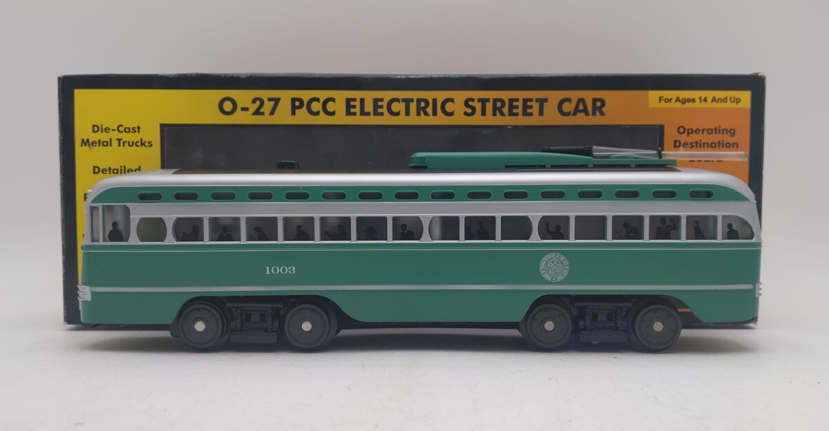 MTH 30-5135-1 O Gauge Brooklyn PCC Electric Street Car #1003 w/ PS3