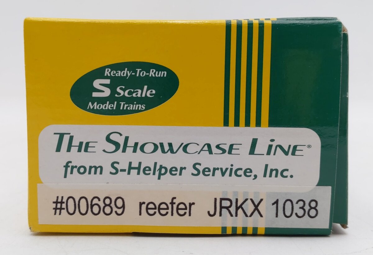 S-Helper Service 00689 S Gauge Ruppert Knickerbocker JRKX Reefer #1038 LN/Box