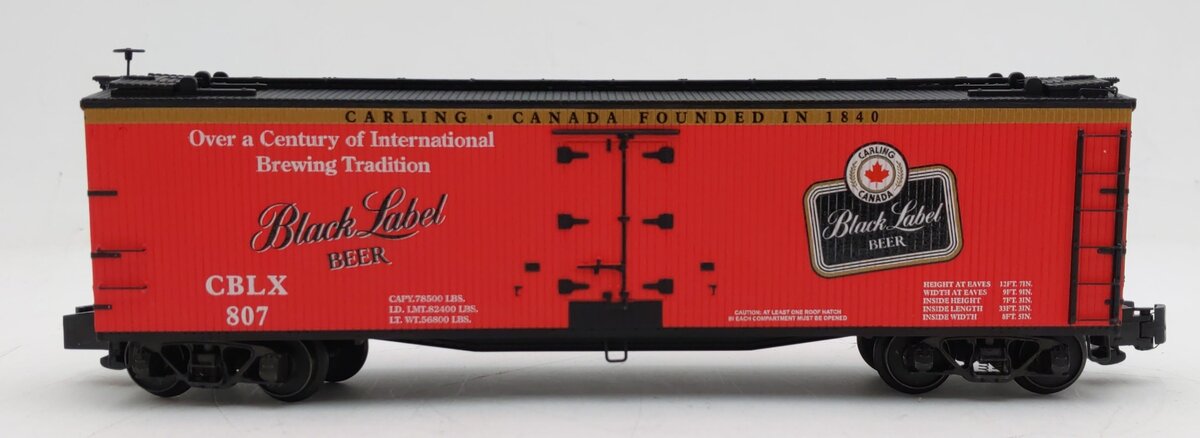 S-Helper Service 00691 Carling Canada Black Label Beer CBLX Reefer #807 LN/Box