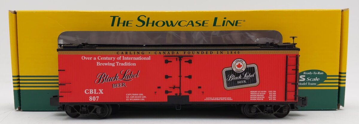 S-Helper Service 00691 Carling Canada Black Label Beer CBLX Reefer #807 LN/Box
