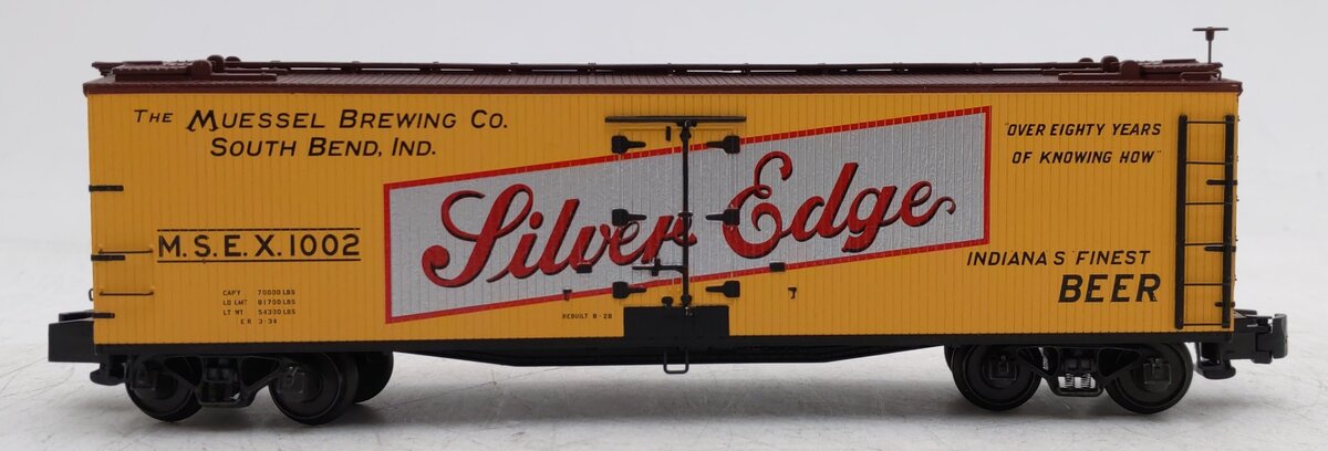 S-Helper 01271 S Gauge MSEX Silver Edge Reefer #1002 LN/Box