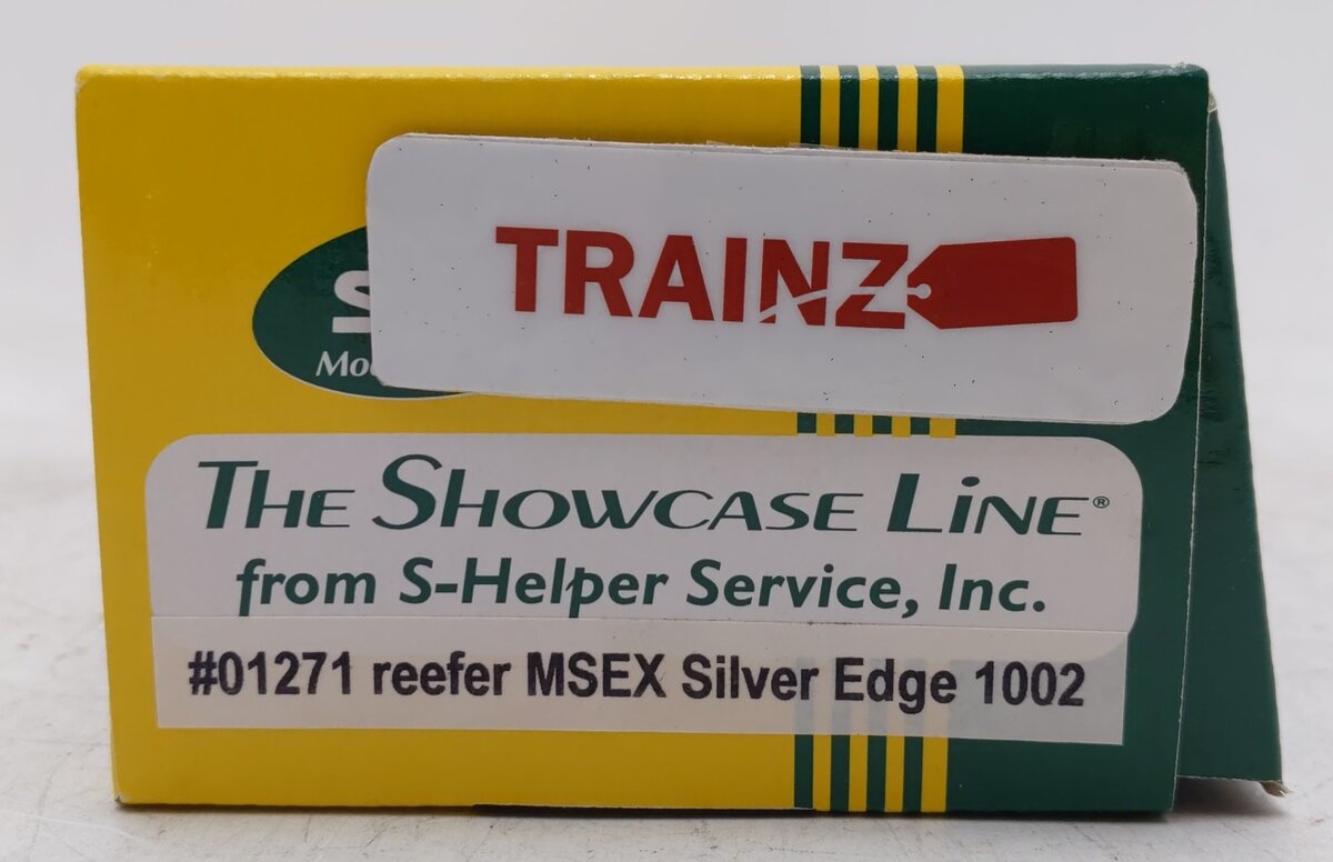 S-Helper 01271 S Gauge MSEX Silver Edge Reefer #1002 LN/Box