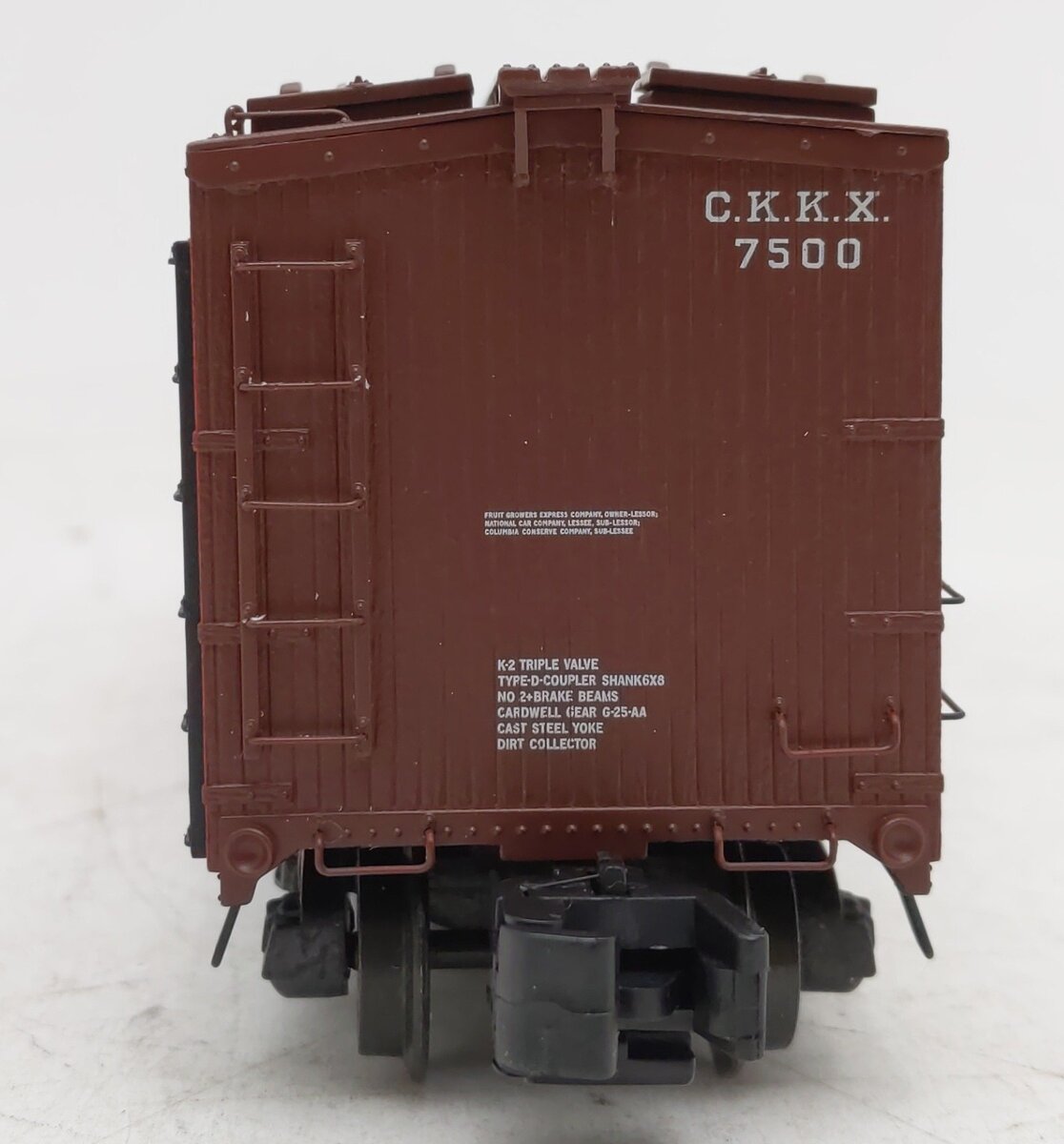 S-Helper 01272 S Gauge Columbia Soups C.K.K.X  Refrigerated Boxcar #7500 LN/Box