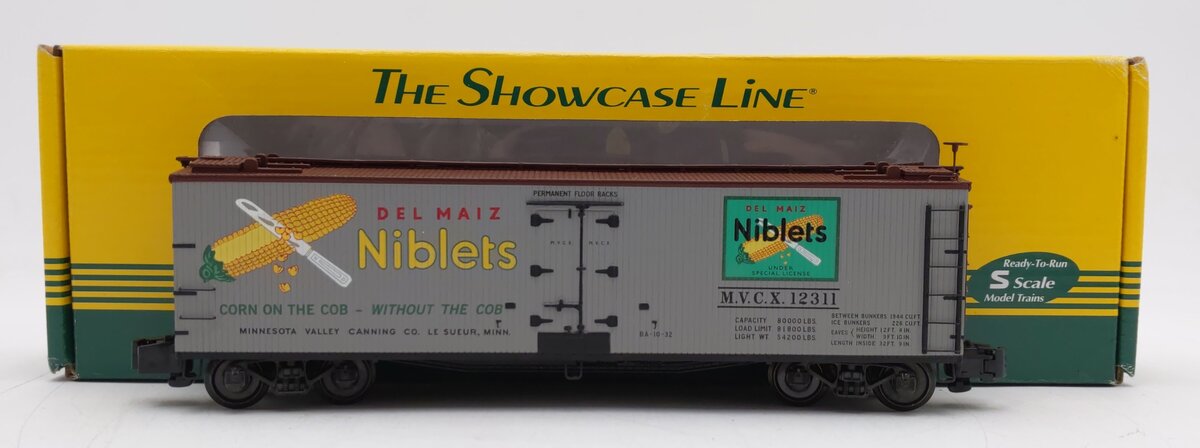 S-Helper 01273 S Gauge MVCX Niblets Reefer #12311 LN/Box