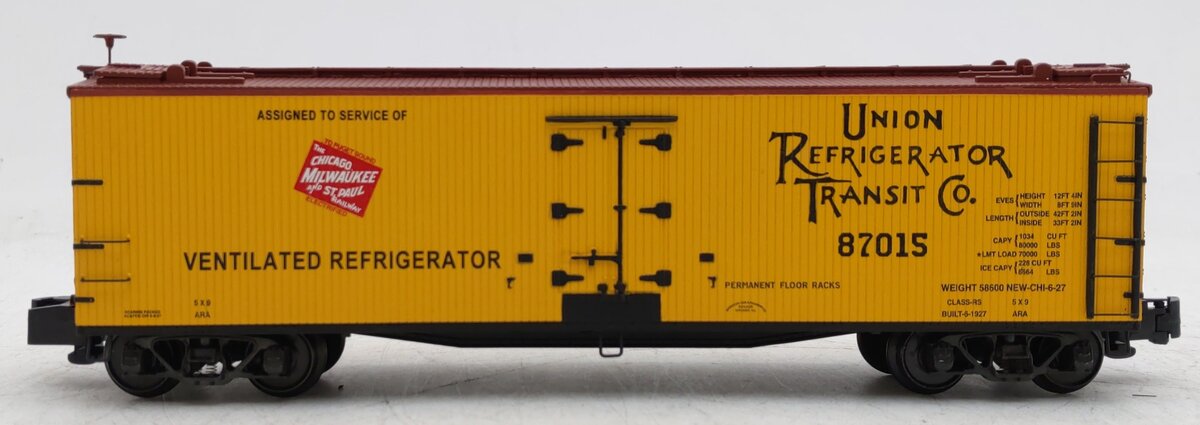 S-Helper 01277 S Gauge Milwaukee Road URTC 40' Wooden Billboard Reefer LN/Box