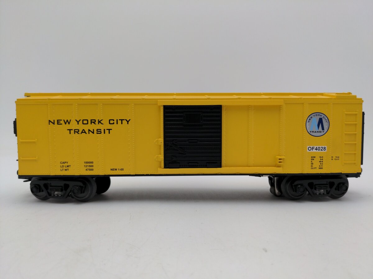 MTH 30-79093 New York Transit Operating Box Car w/Signal Man EX/Box