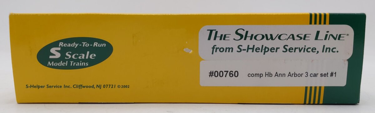 S-Helper Service 00760 S Gauge Ann Arbor 2-Bay Hopper Set (Set Of 3) LN/Box