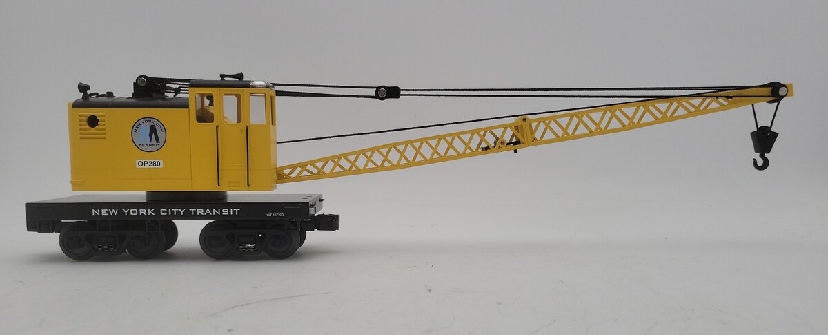 MTH 30-79102 O Gauge New York Transit American Crane Car LN/Box