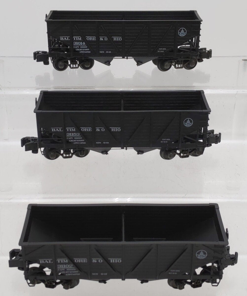 S-Helper 00764 S Gauge B&O Comp HB Hopper 3 Car Set LN/Box