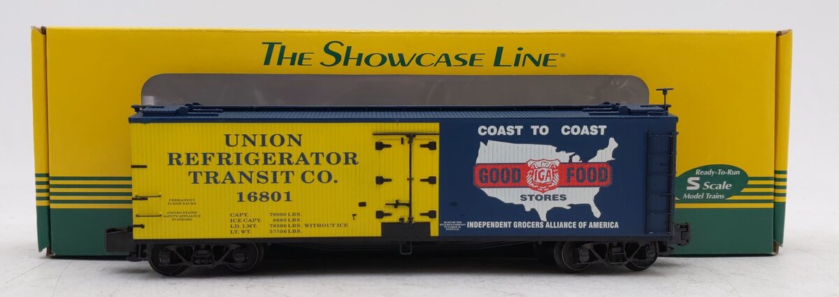 S-Helper Service 00525 S Gauge IGA Reefer #16801 LN/Box