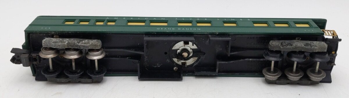 American Flyer 954 VIntage S Heavyweight Grand Canyon Observation Car VG