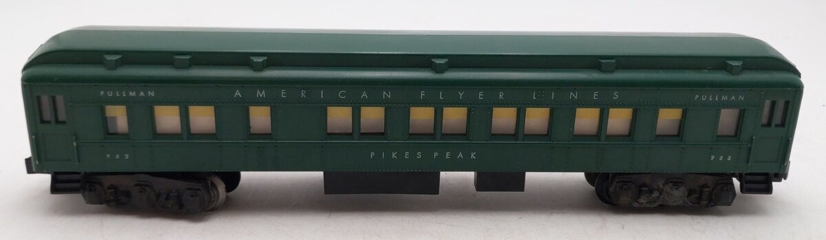 American Flyer 952 Vintage S Pikes Peak Heavyweight Pullman Car VG