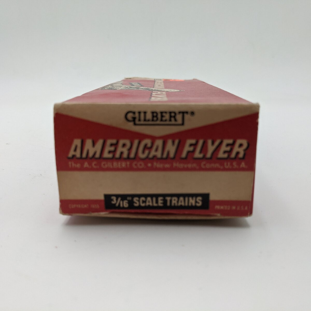 American Flyer 958 Vintage S Mobilgas Tank Car VG/Box