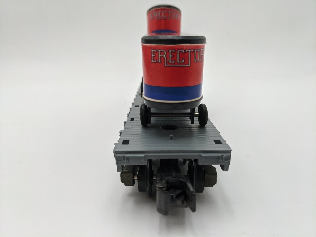 American Flyer 956 Vintage S Gauge Monon Flatcar with Two Piggyback Vans EX/Box