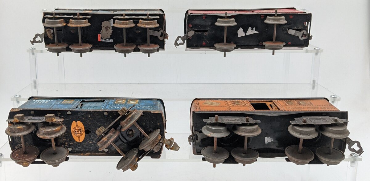 American Flyer 1205 Vintage O Tinplate Lithographed Mail Cars [4]