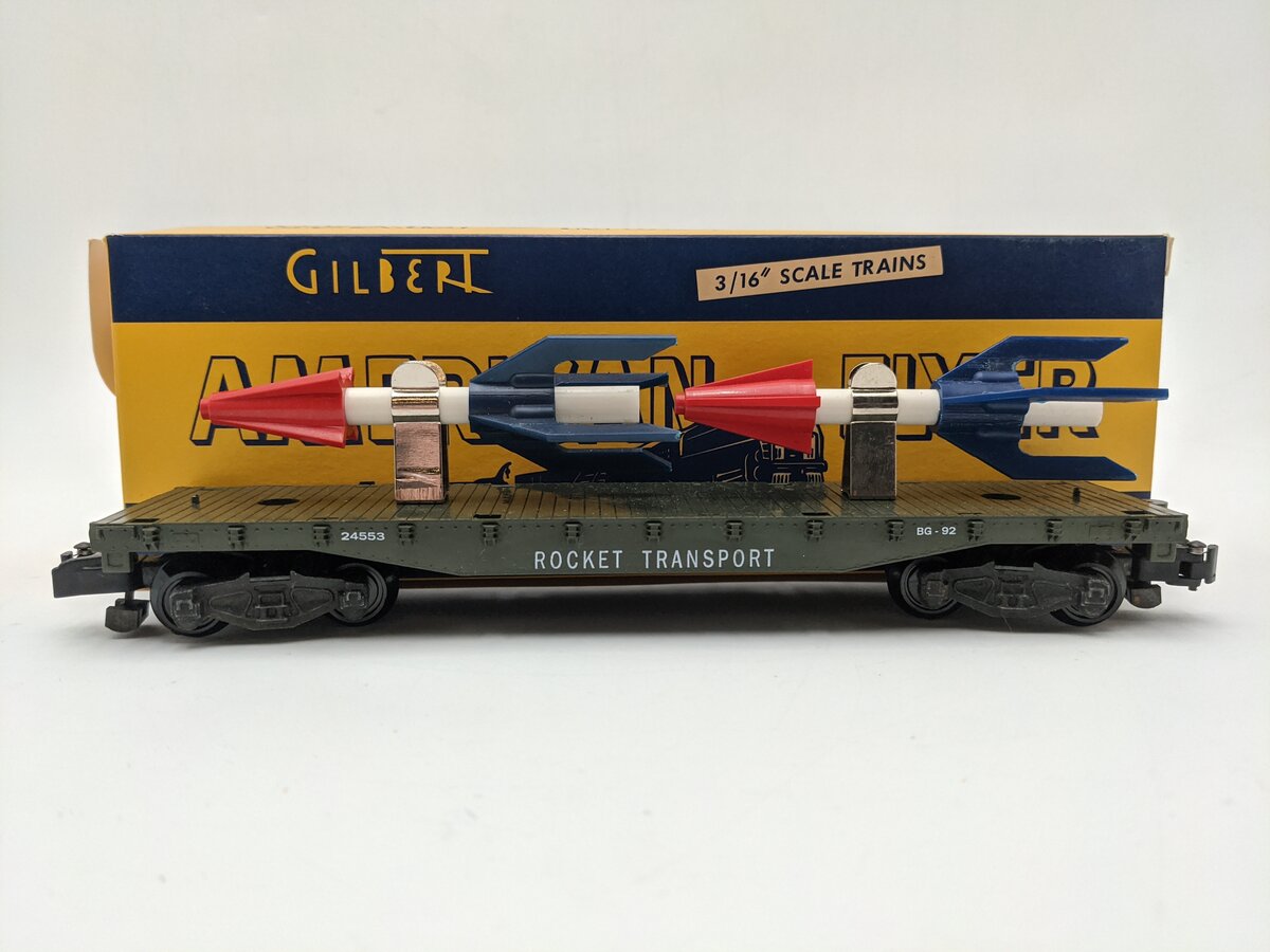 American Flyer 24553 Vintage S Rocket Transport Car EX/Box