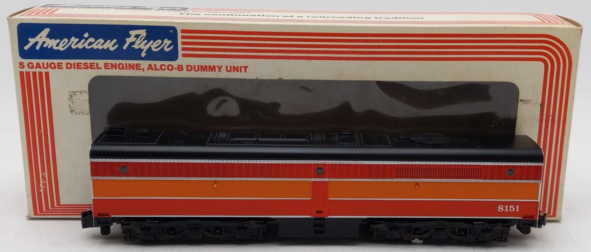 American Flyer 4-8151 S Southern Pacific Non-Powered B-Unit Diesel Locomotive EX/Box