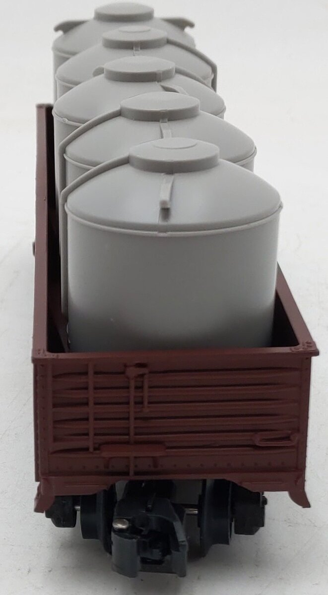 American Flyer 4-9304 S Scale New York Central Gondola w/Canisters #9304 EX/Box