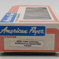 American Flyer 4-9304 S Scale New York Central Gondola w/Canisters #9304 EX/Box