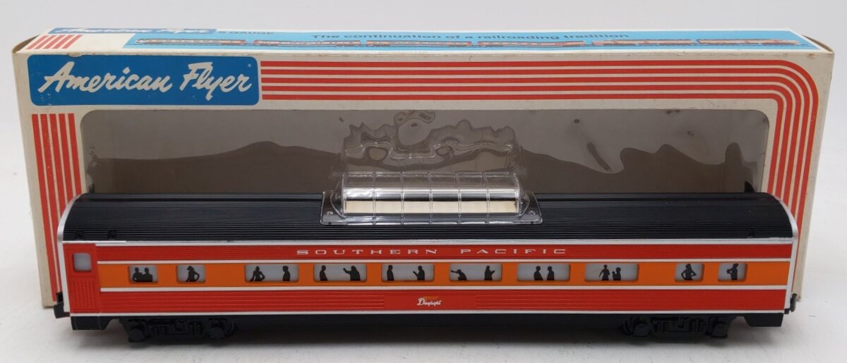 American Flyer 4-9502 S Gauge Southern Pacific Daylight Vista Dome Car LN/Box
