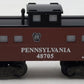 American Flyer 6-48705 S Scale Pennsylvania Square Window Caboose LN/Box