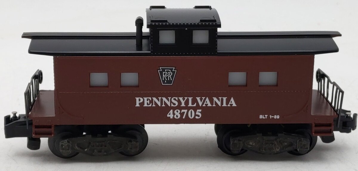 American Flyer 6-48705 S Scale Pennsylvania Square Window Caboose LN/Box