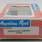American Flyer 6-48705 S Scale Pennsylvania Square Window Caboose LN/Box