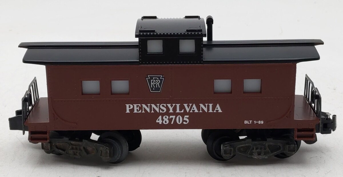 American Flyer 6-48705 S Scale Pennsylvania Square Window Caboose LN/Box