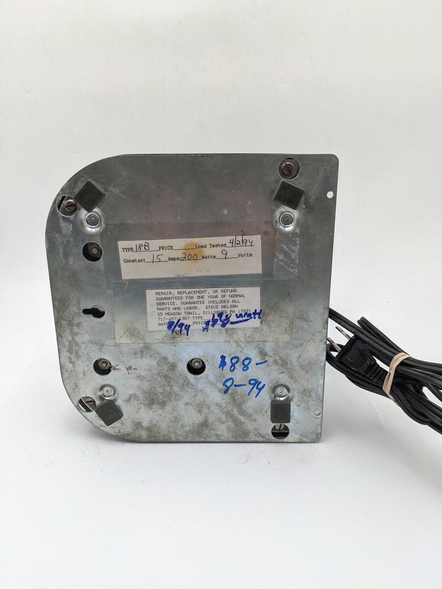 American Flyer 18B Vintage S 190 Watt Transformer - Runs 2 Trains VG